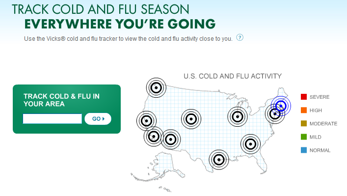 Vicks Cold and Flu Season Tracker