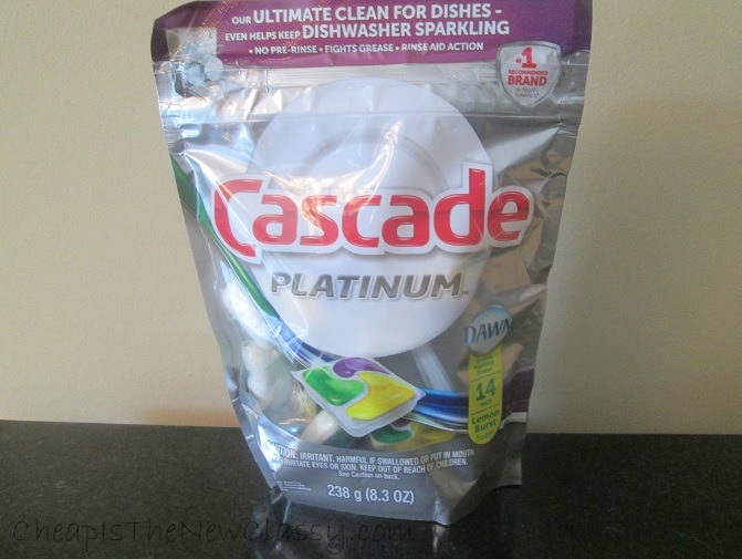 Cascade Platinum Dishwasher Packs