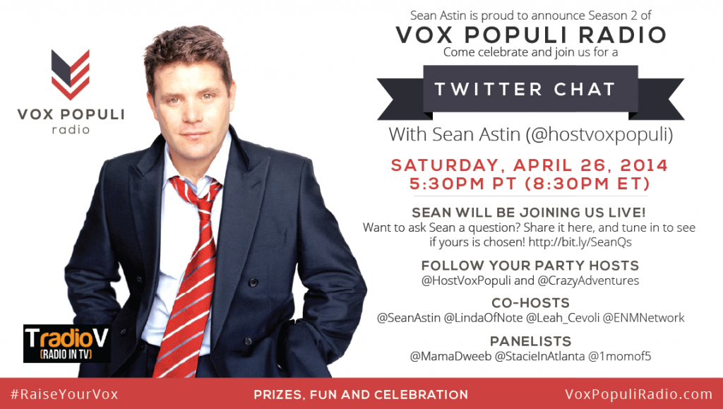 Sean Astin's Vox Populi Keeps Politics Civil On TRadioV #sponsored
