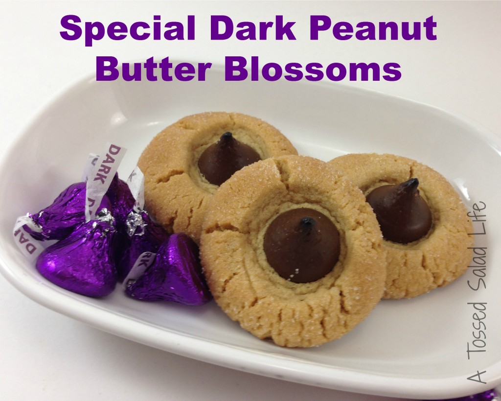 Special Dark Peanut Butter Blossoms: 14 Kiss Recipes, recipes with Hershey's Kisses, for World Kiss Day | Cheap Is The New Classy