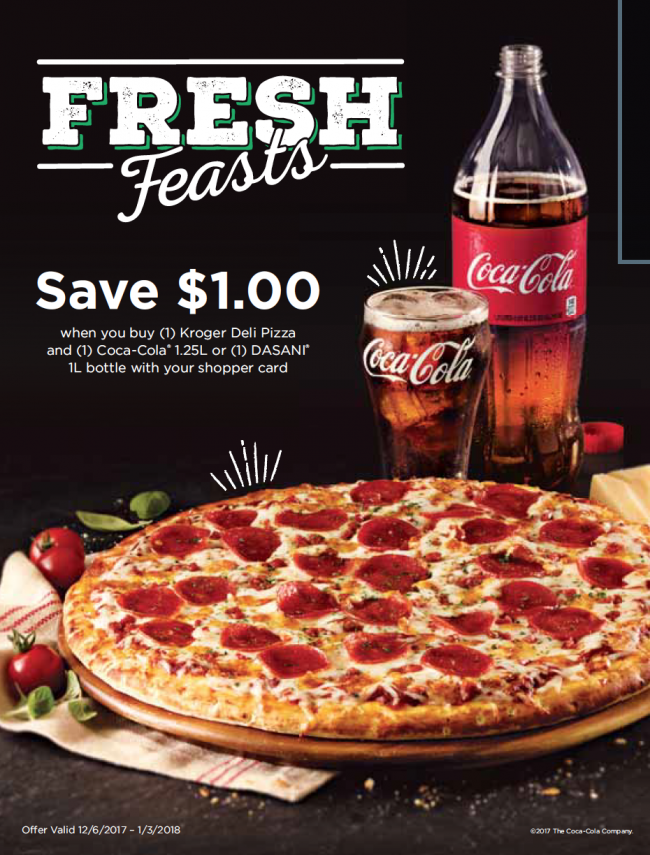 Save $1 On Pizza And Coca-Cola At Kroger #KrogerPizzaDeal