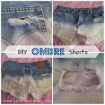 How To Make Dip Dyed Distressed Jeans Ombre Shorts