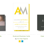 Minted.com business cards