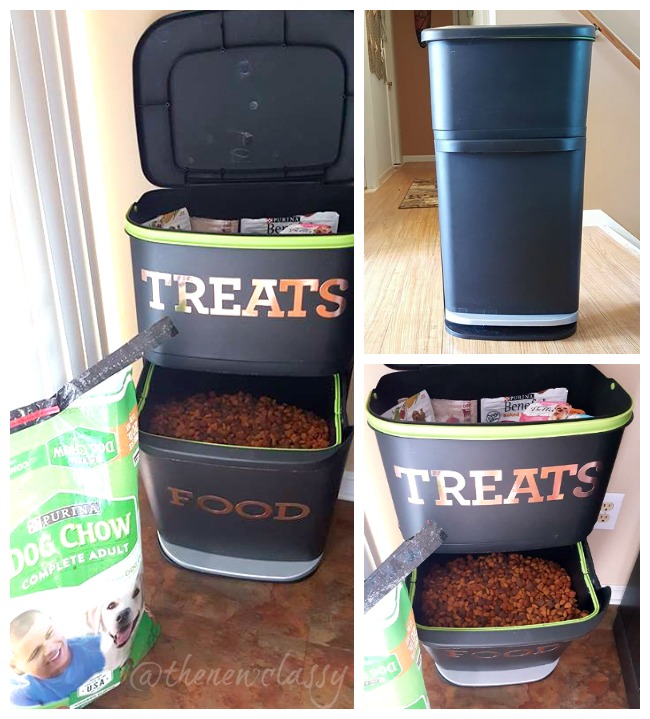 Diy Dog Food Station From An Upcycled, How To Build A Dog Food Storage Bin